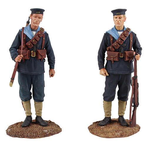 Collectible toy soldier miniature army men Royal Navy Landing Party.