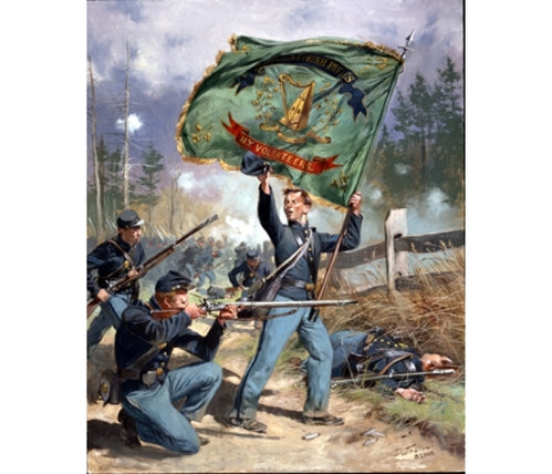 Don Troiani wall art print 37th New York Volunteers Irish Rifles.