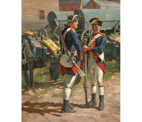 Don Troiani wall art print The Royal Regiment of Artillery 1775.