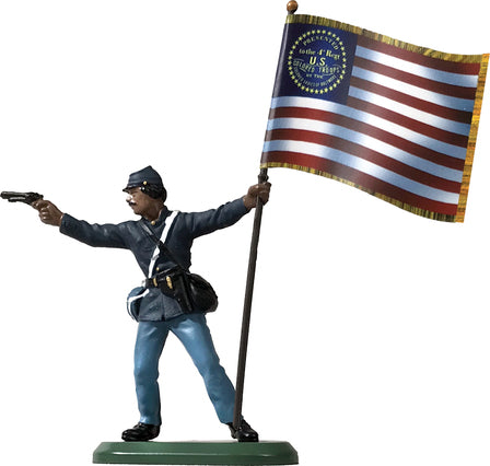 Collectible toy soldier army men Union U.S.C.T. Infantry Set No.1.