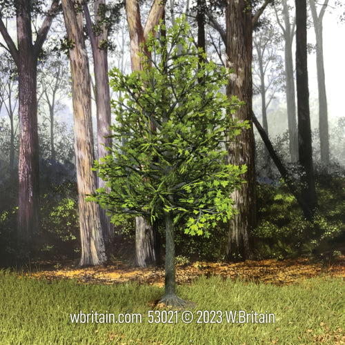 Collectible scenic miniature summer Mable tree. Seen in the forest.