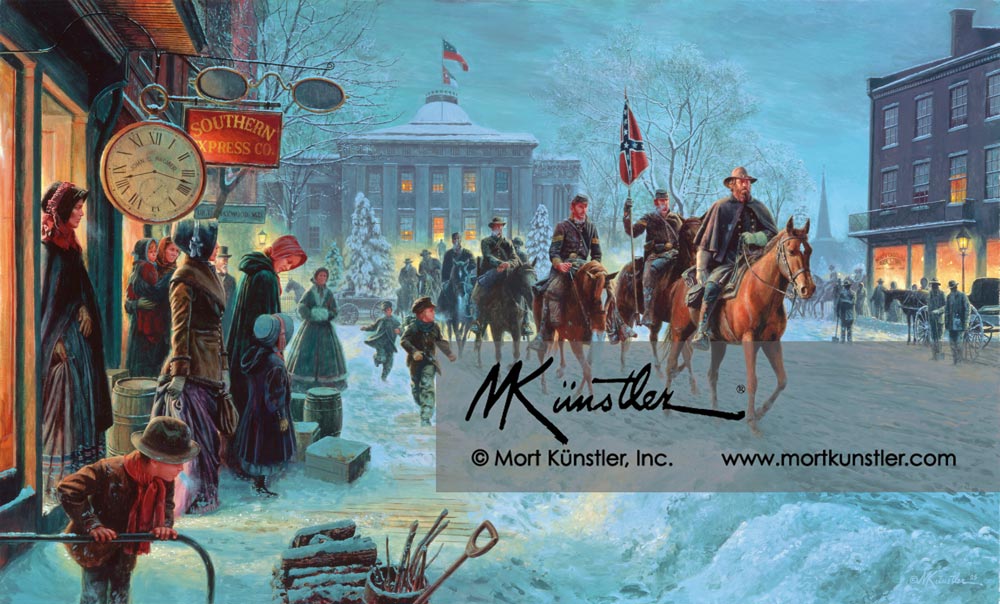 Mort Künstler wall art print Winter Riders.