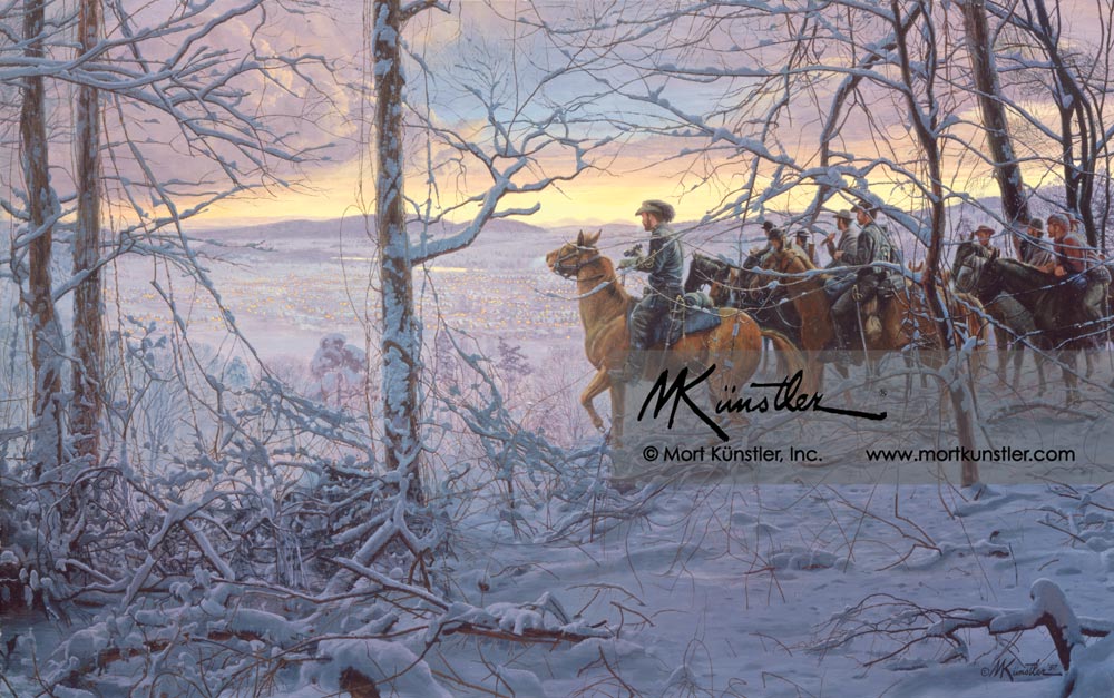 Mort Künstler wall art print While the Enemy Rests.