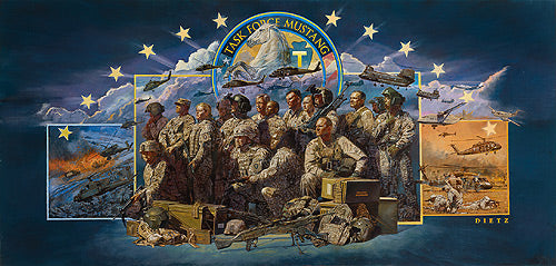 James Dietz wall art print Answering the Call.