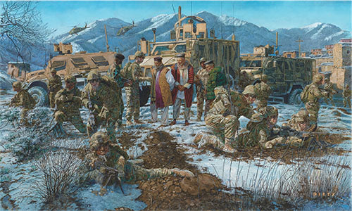 James Dietz wall art print Forging the Future.