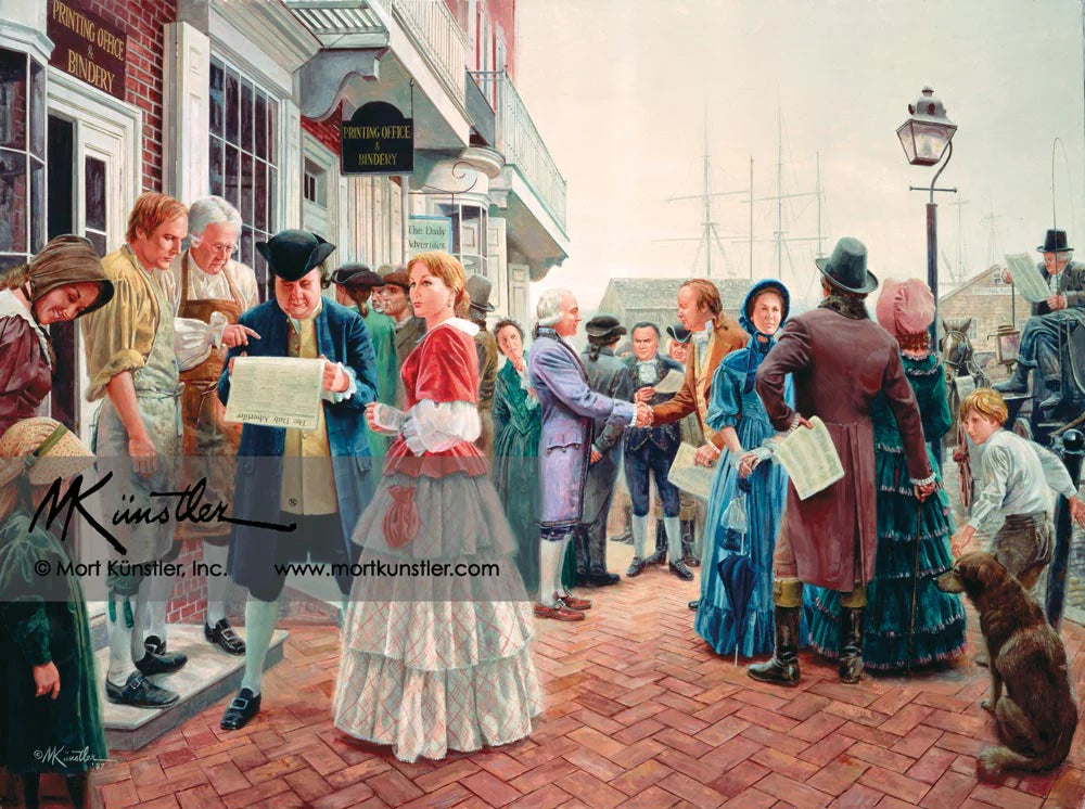 Mort Künstler wall art print The First Amendment.