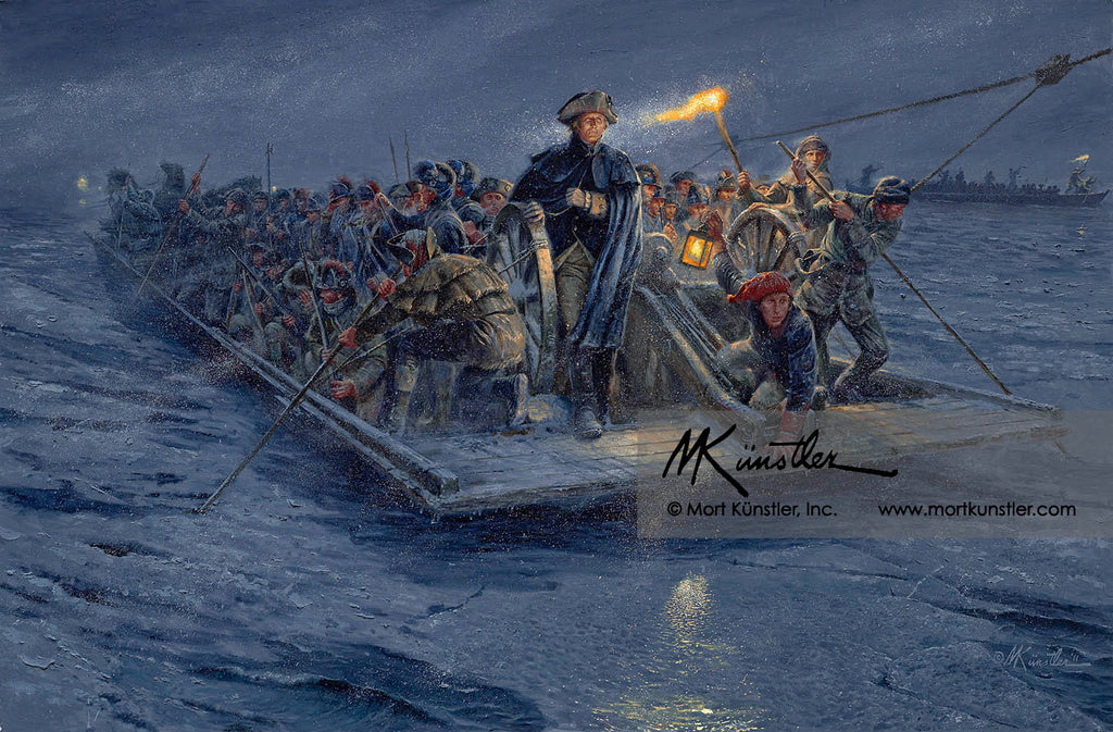 Mort Künstler wall art print Washington's Crossing.