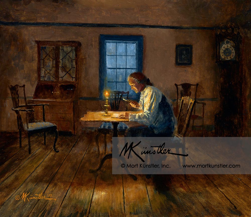 Mort Künstler wall art print The Culper Spy.