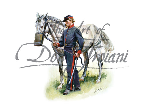 Don Troiani wall art print Watson’s Flying Battery, New Orleans Louisiana, 1861.