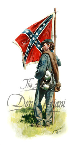 Don Troiani wall art print 28th Virginia Color Bearer.