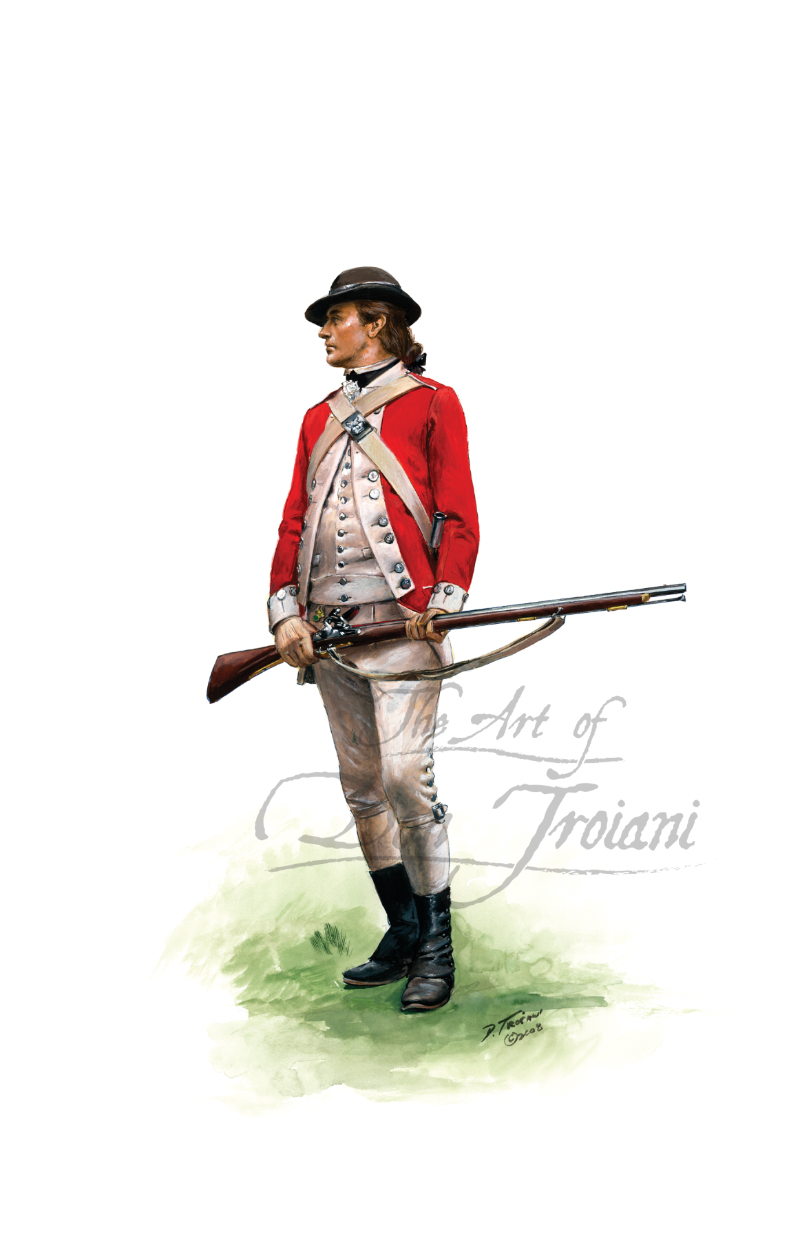 British Marine Officer, Boston