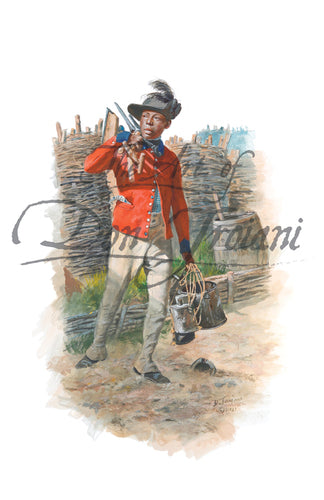 Don Troiani wall art print Black Company of Pioneers.