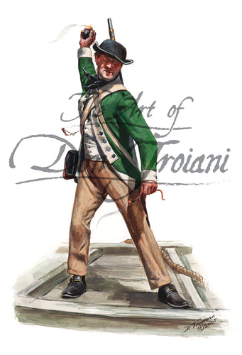 Continental Marine with Hand Grenade The Art of Don Troiani