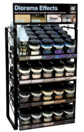Vallejo model paint display rack.
