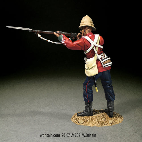 Collectible toy soldier miniature 24th Foot Firing.