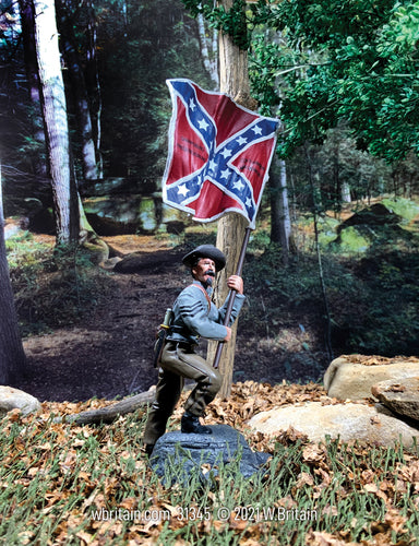 Confederate 15th Alabama Flag Bearer Gettysburg