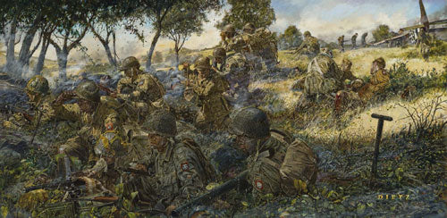 James Dietz wall art print Fury from the Sky.