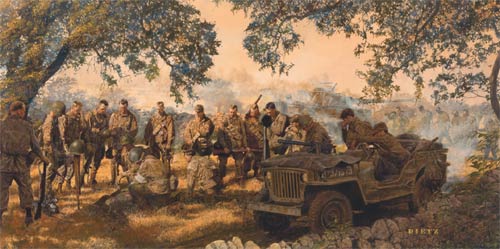 James Dietz wall art print Home from the Hill.