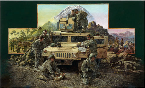 James Dietz wall art print When America Called.