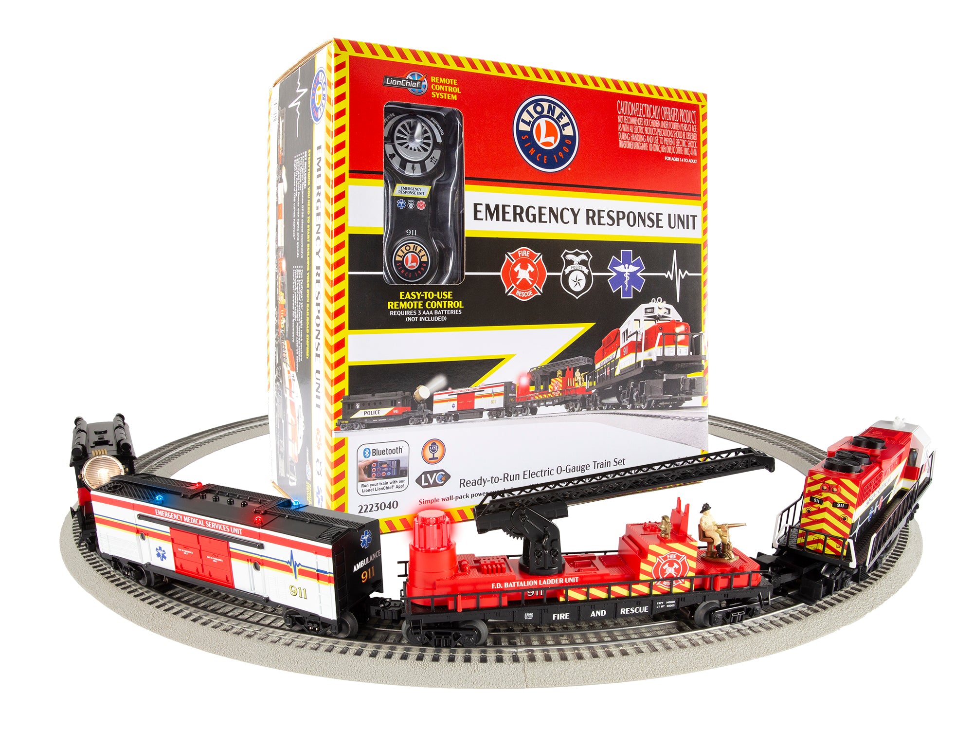 lionel first responder train set