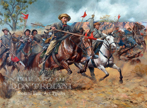 Charge Of The Texas Lancers Valverde Ford - The Art Of Don Troiani ...