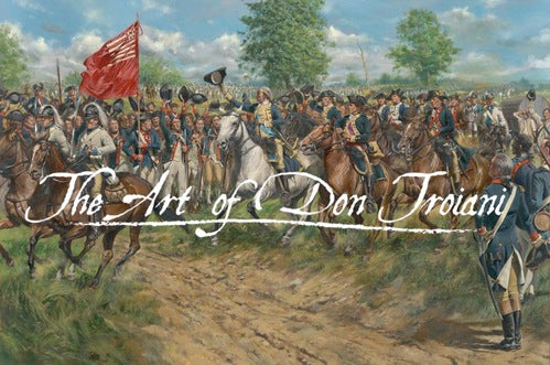 Don Troiani wall art print Brandywine. Soldiers on horseback.