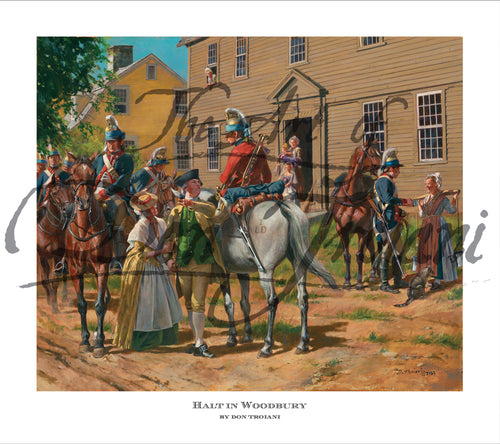 Don Troiani wall art print Halt in Woodbury.