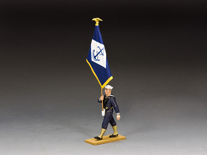 U.S. Navy Infantry Battalion Flagbearer military miniature