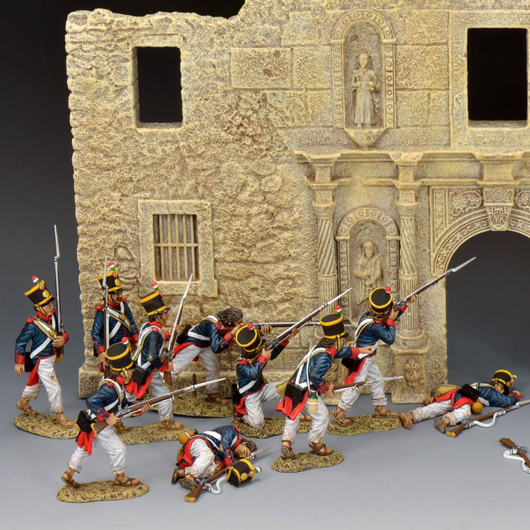 King & Country Remember The Alamo toy soldier diorama