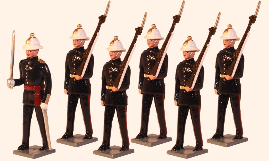 Collectible toy soldier army men Royal Marines.