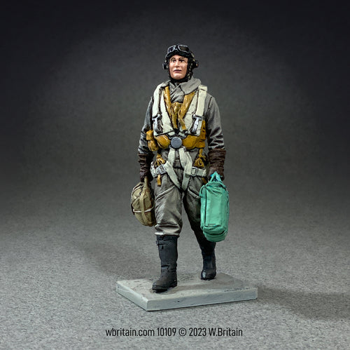 Collectible toy soldier RAF Bomber Pilot.