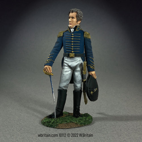 Collectible toy soldier miniature army men U.S. General Andrew Jackson, 1813-14.