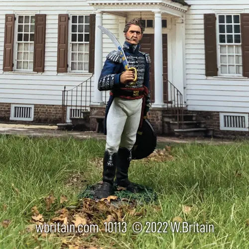 W Britain U.S. General Winfield Scott 1813–14 10113 toy soldier 1/30 scale matte finish officer figure with sword