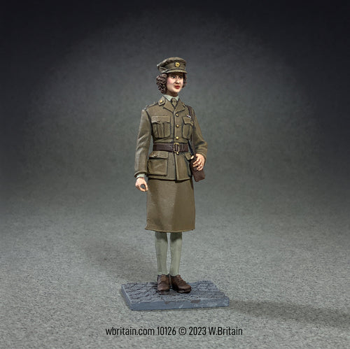 Toy soldier Princess Elizabeth in ATS Uniform 1944-45.