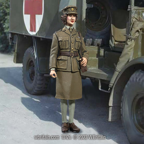 Toy soldier Princess Elizabeth in ATS Uniform 1944-45.