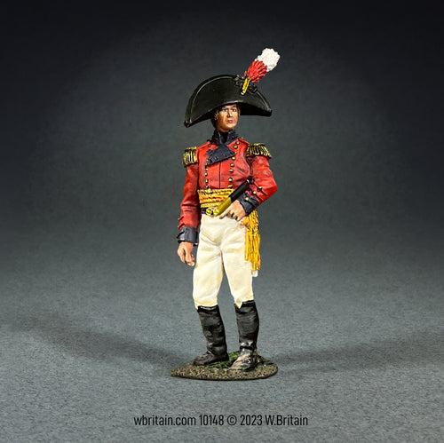 Collectible toy soldier miniature army men British General Isaac Brock 1812.