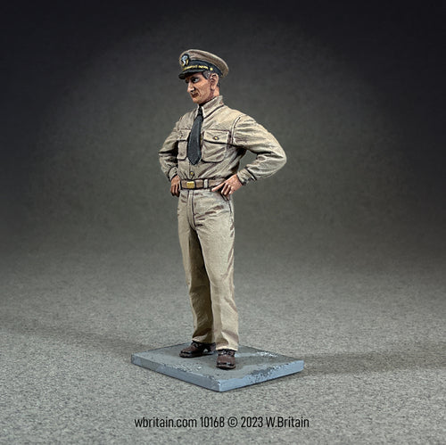 Toy soldier U.S.N. Commander Lyndon Baines Johnson.