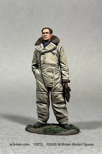 W Britain 10212 Douglas Bader WWII British Ace 1940 1/30 scale matte RAF pilot figure
