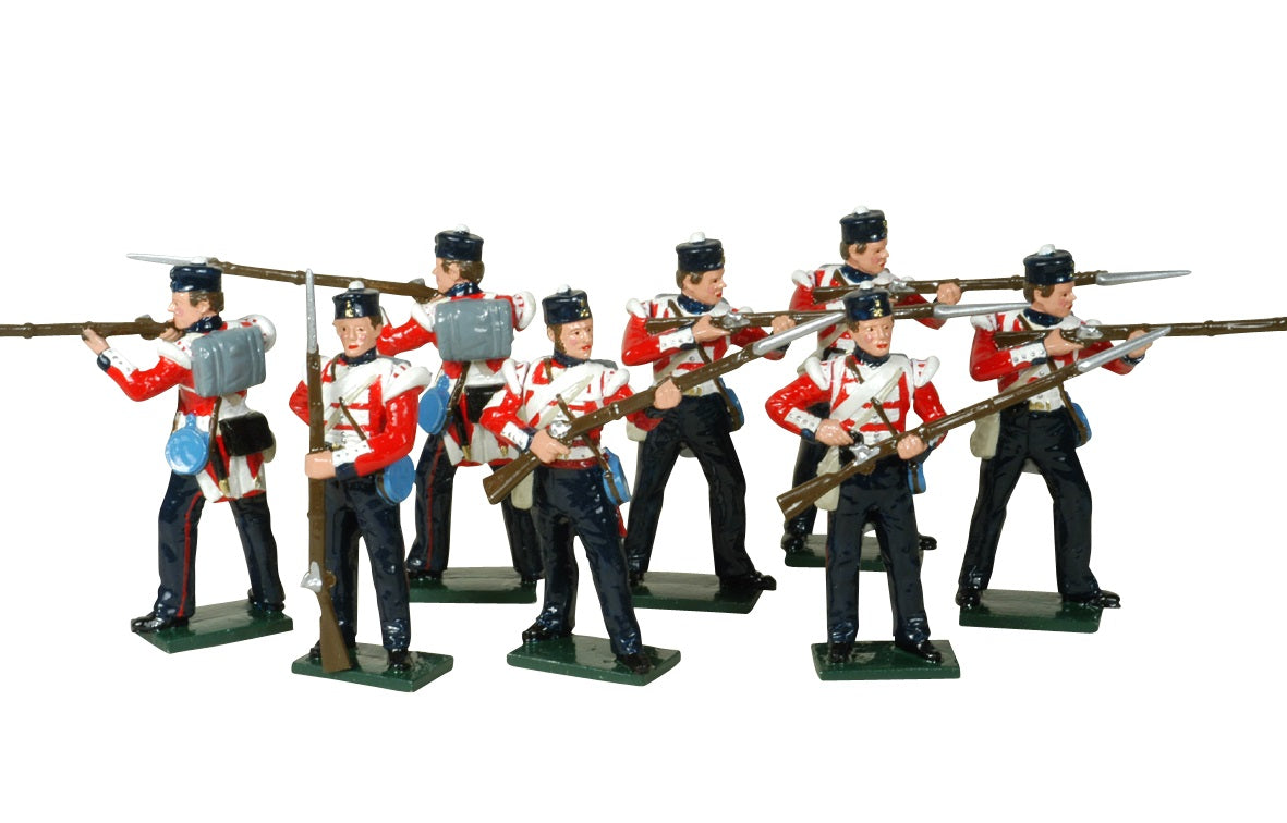 Collectible toy soldier miniature British Infantry.