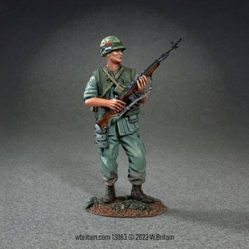 Collectible toy soldier army men U.S. Marine, Vietnam 1967-68, No.2.