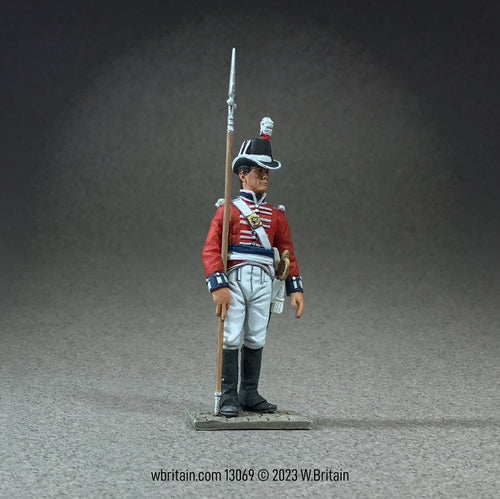 Collectible toy soldier miniature British Royal Marine Sergeant.