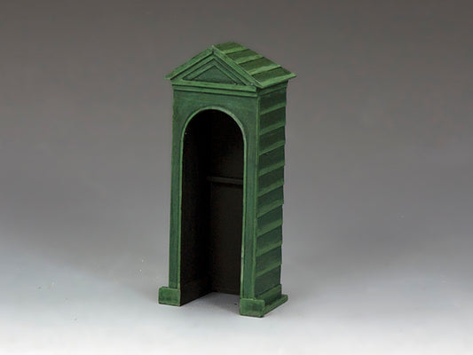 British Guard Box King and Country CE021 1/30 scale matte green sentry box Coldstream Guards ceremonial display accessory