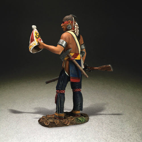 Collectible toy soldier army men Native Warrior with Souvenir Grenadier Cap
