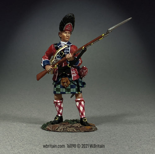 Collectible toy soldier miniature 42nd Foot Royal Highland Regiment.