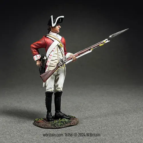 Collectible toy soldier miniature army men figurine British 43rd Reg. of Foot, Handle Cartridge.