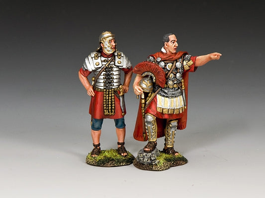 King & Country ROM034 Ballista Command 1/30 scale matte Roman officer figure set