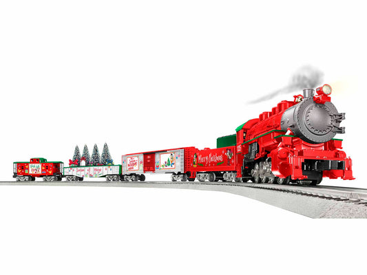 Lionel model train set Disney Christmas LionChief Set.