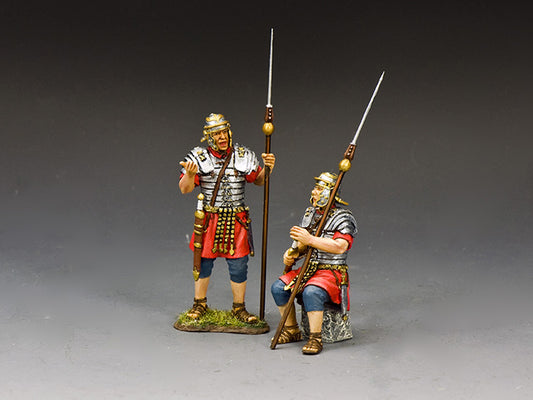 King & Country ROM062 Roman Soldiers at Ease 1/30 scale matte Legionary figure set