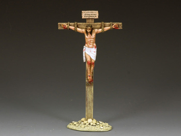 King & Country Crucified Christ LOJ058 biblical figurine 1/30 scale Life of Jesus miniature depicting Jesus on the cross