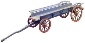 Collectible toy soldier scenic Ox Wagon.